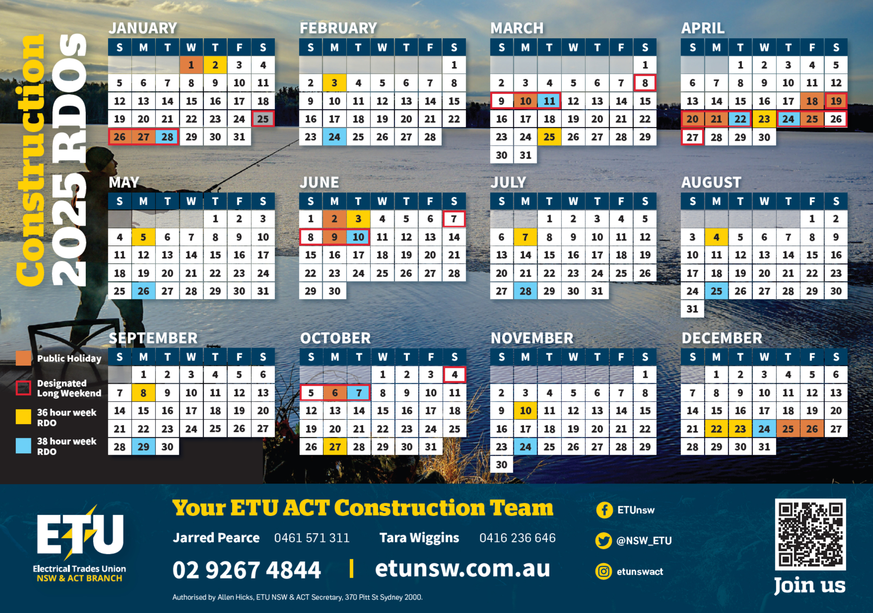 Rdo Calendar - Cfmeu Rdo Calendar 2025 Vic Printable
