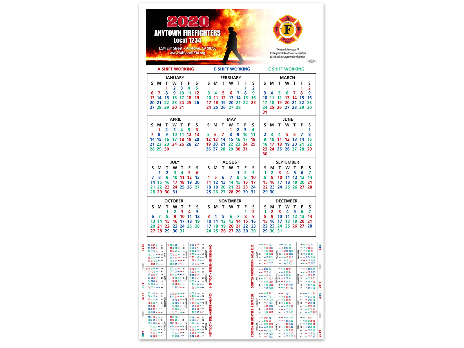 Shift Calendars — Firefighters Print &amp;amp; Design - 48 96 Shift Calendar 2025 Printable