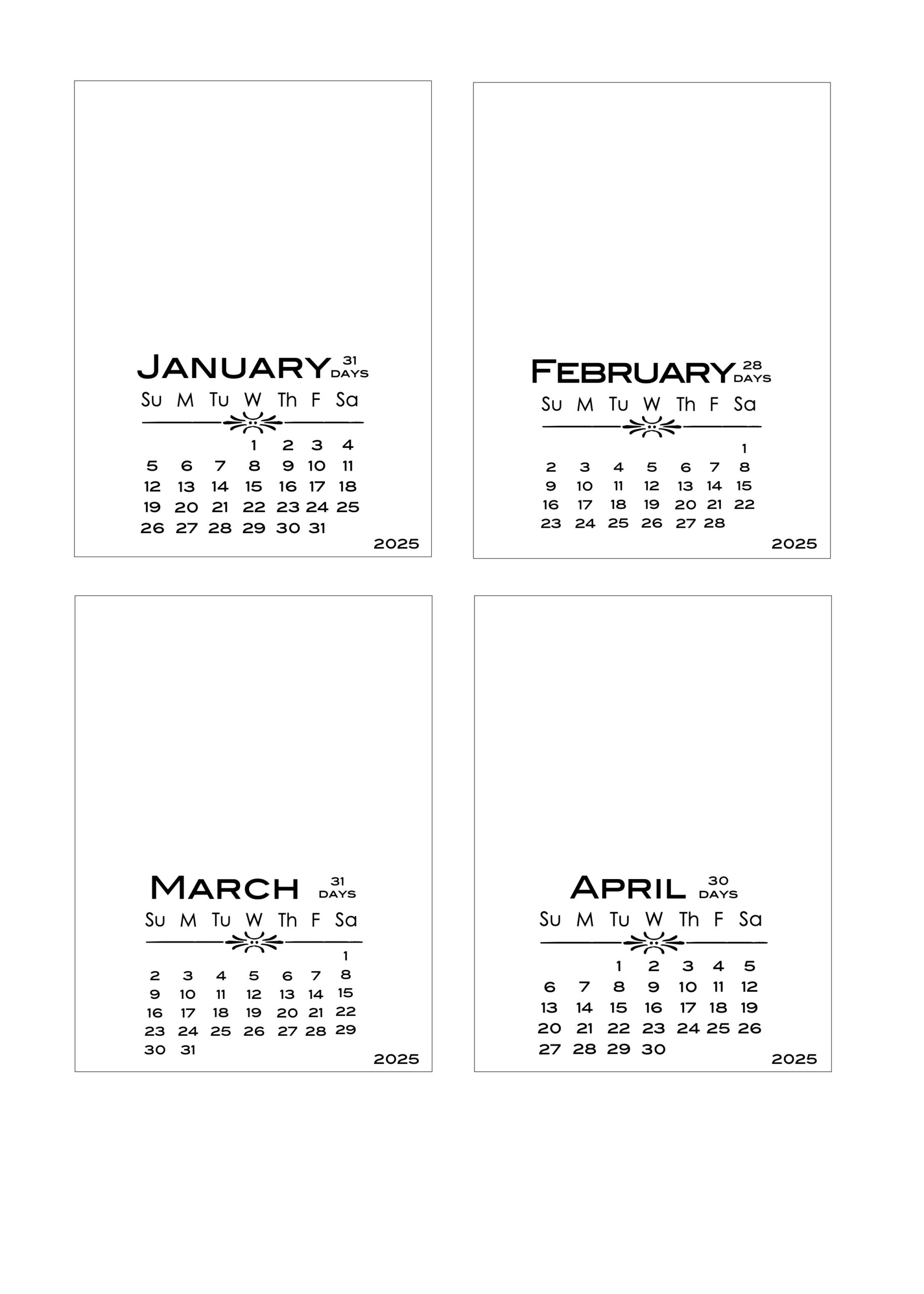 The 2025 Diy Calendar With Year Added | Scrappystickyinkymess - Printable Calendar 2025 Reddit