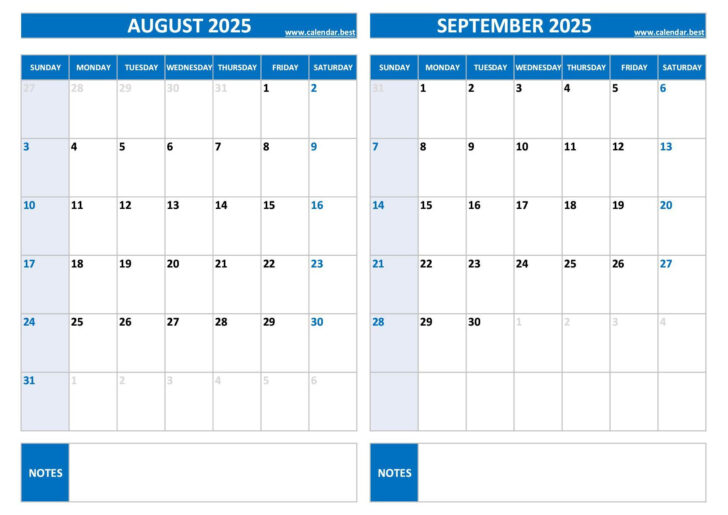 August 2 2025 Calendar