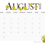 August 2025 Calendar Printables | Entheosweb – Free August 2025 Calendar