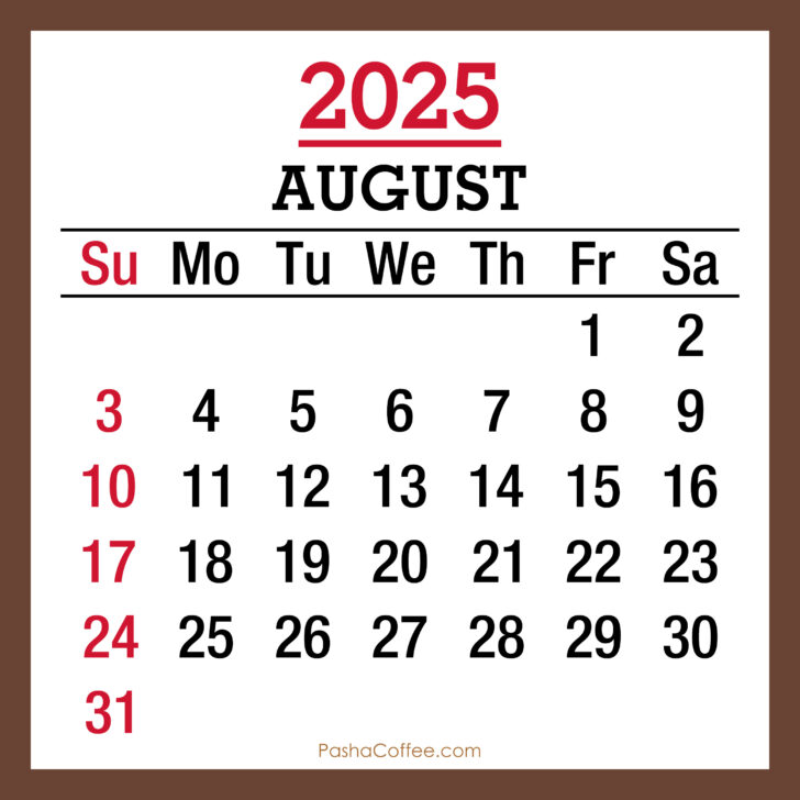 August 30 2025 Calendar
