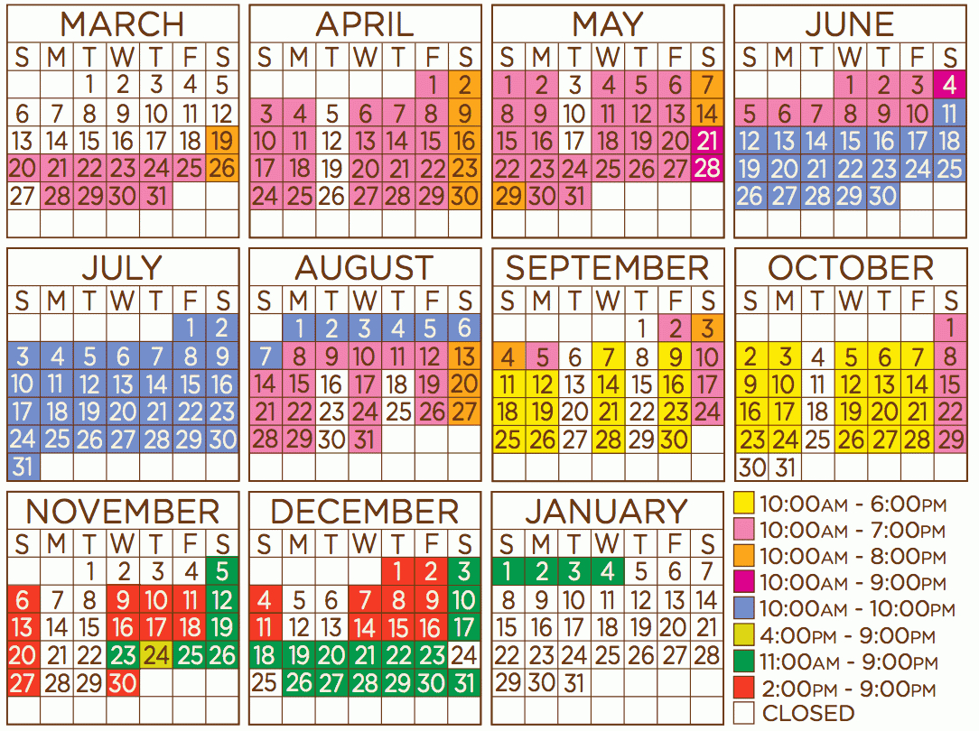 Dollywood Operating Calendar - Calendar Planning Tips - Dollywood Crowd Calendar August 2025