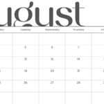 Free Printable August 2025 Calendar Templates | Canva – August 2025 Free Calendar Printable