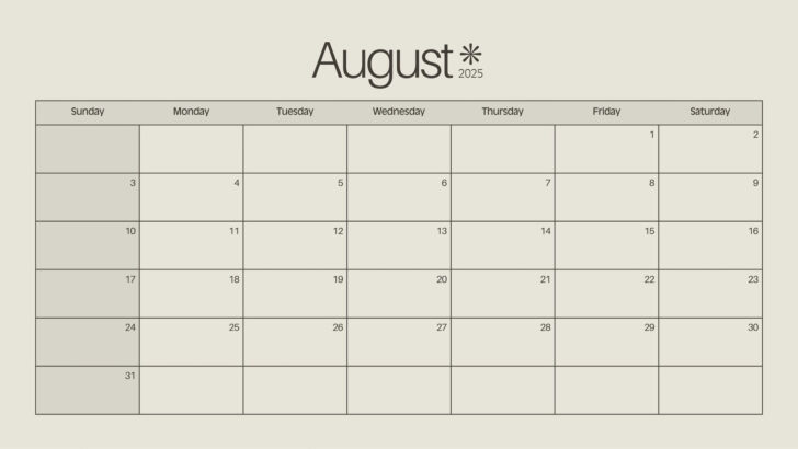 August 2025 Whiteboard Calendar Ideas