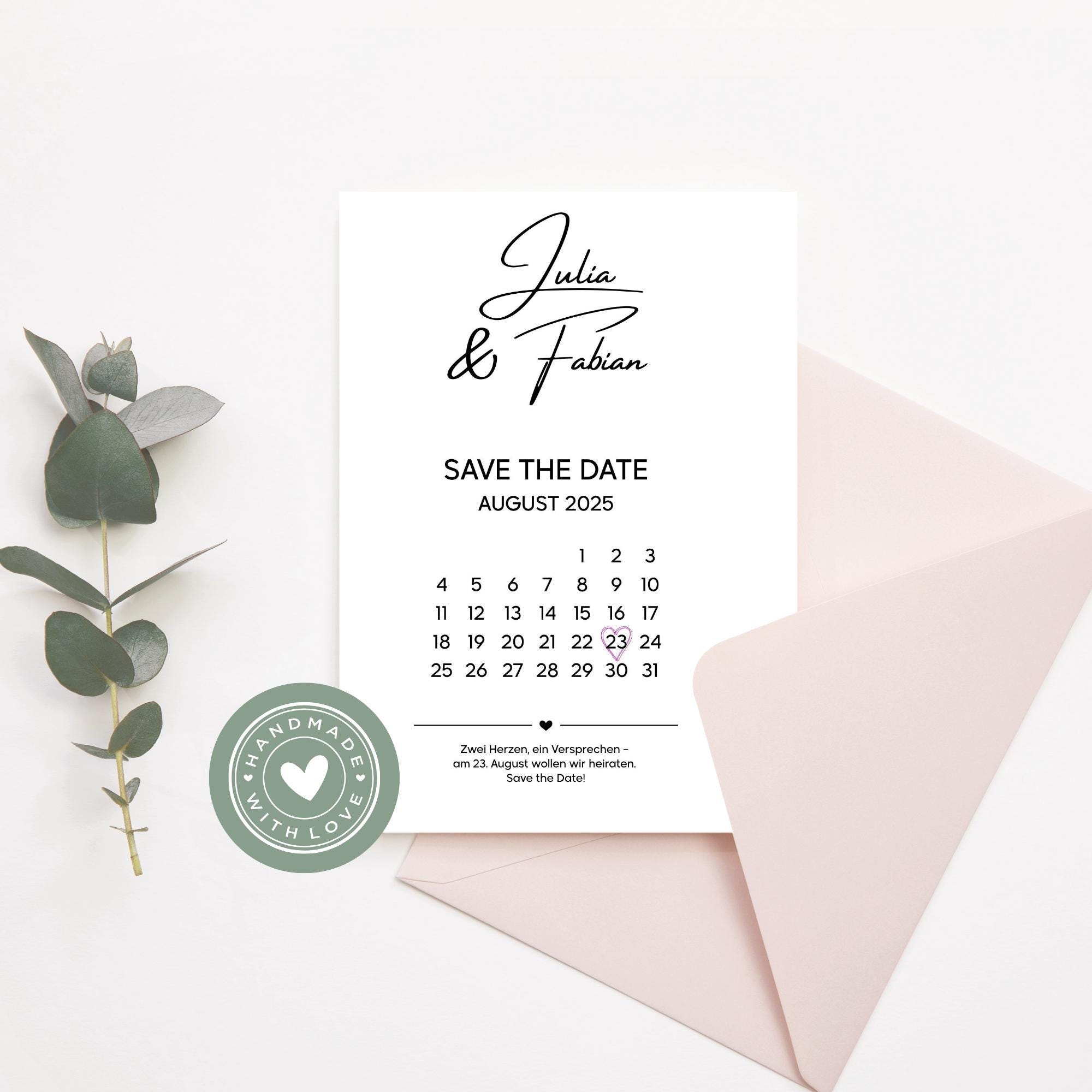 Save The Date August 2025 - Etsy.de - August 2025 Calendar Save the Date