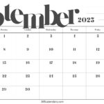 September 2025 Calendar Printable – 365calendars.com