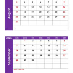 August And September 2025 Calendar Printable Pdf | Two Months Calendar – July to September 2025 Calendar