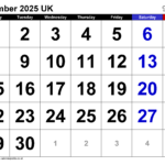 Calendar September 2025 Uk With Pdf, Excel And Word Templates – Google Calandar September 2025