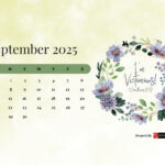 Free Printable September 2025 Calendars | Entheosweb – September 2025 Calendar Background