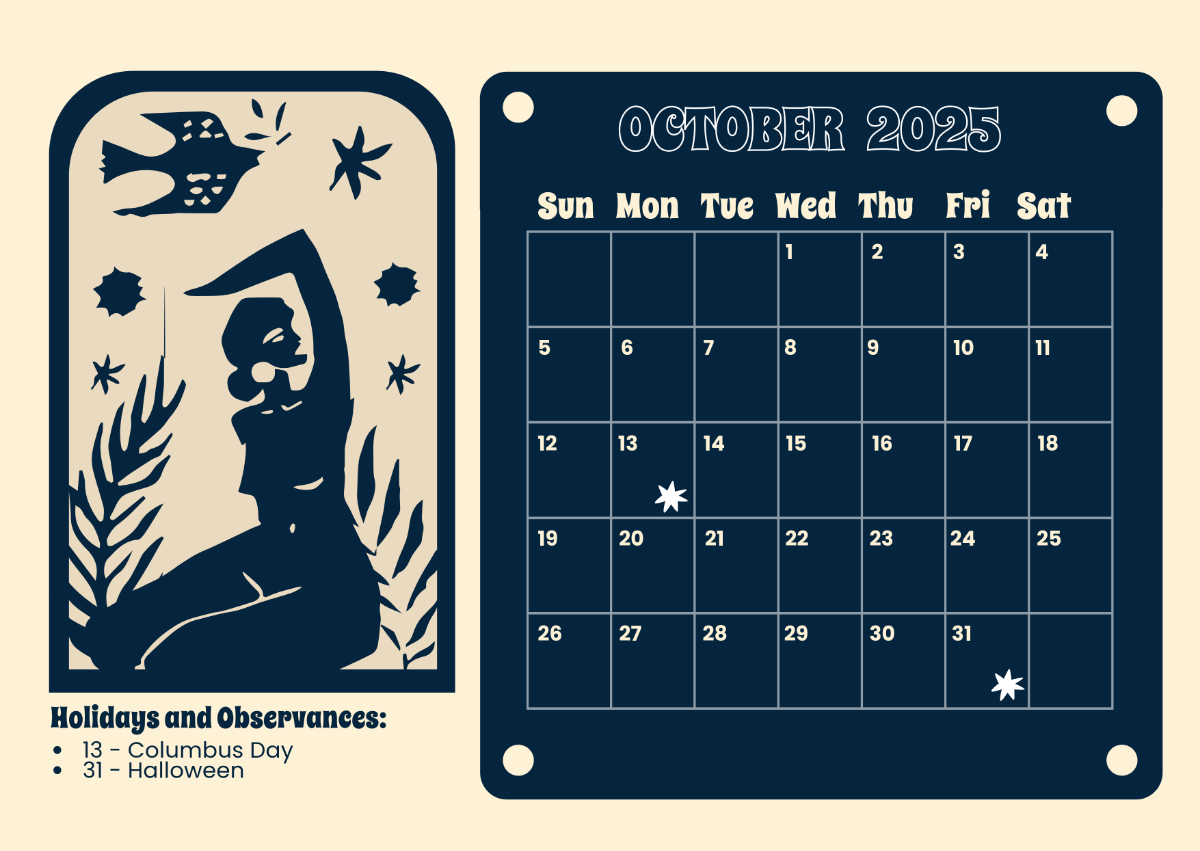 Free Shining Mom October 2025 Calendar Template To Edit Online - September 2025 Calendar Shining Mom