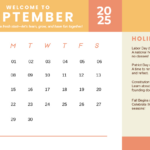 Free Welcome September 2025 Calendar Template To Edit Online – Show September 2025 Calendar