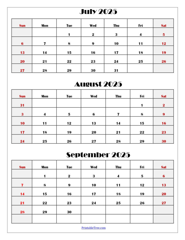 June July August September 2025