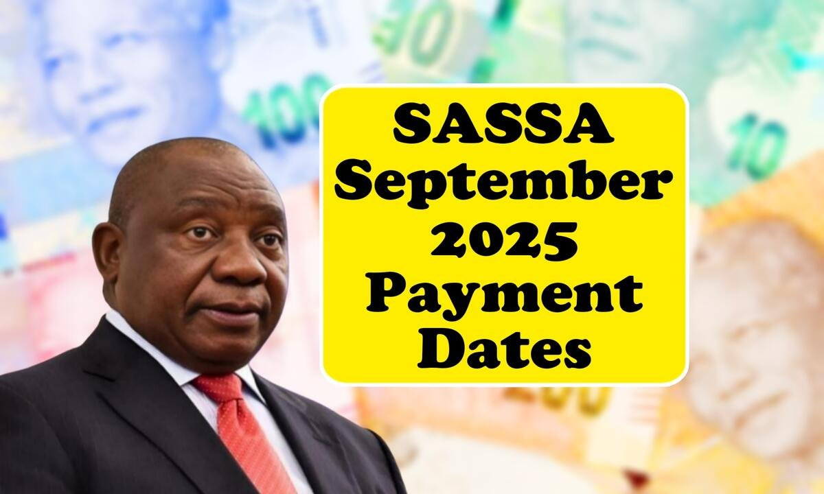 Sassa September 2025 Grant Dates: Pension, Disability And Child - Show Me The Month Of September 2025