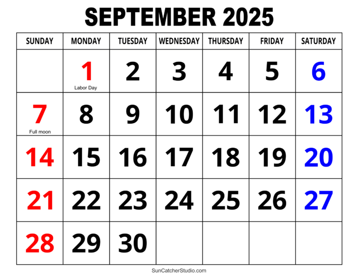 Month of September 2025