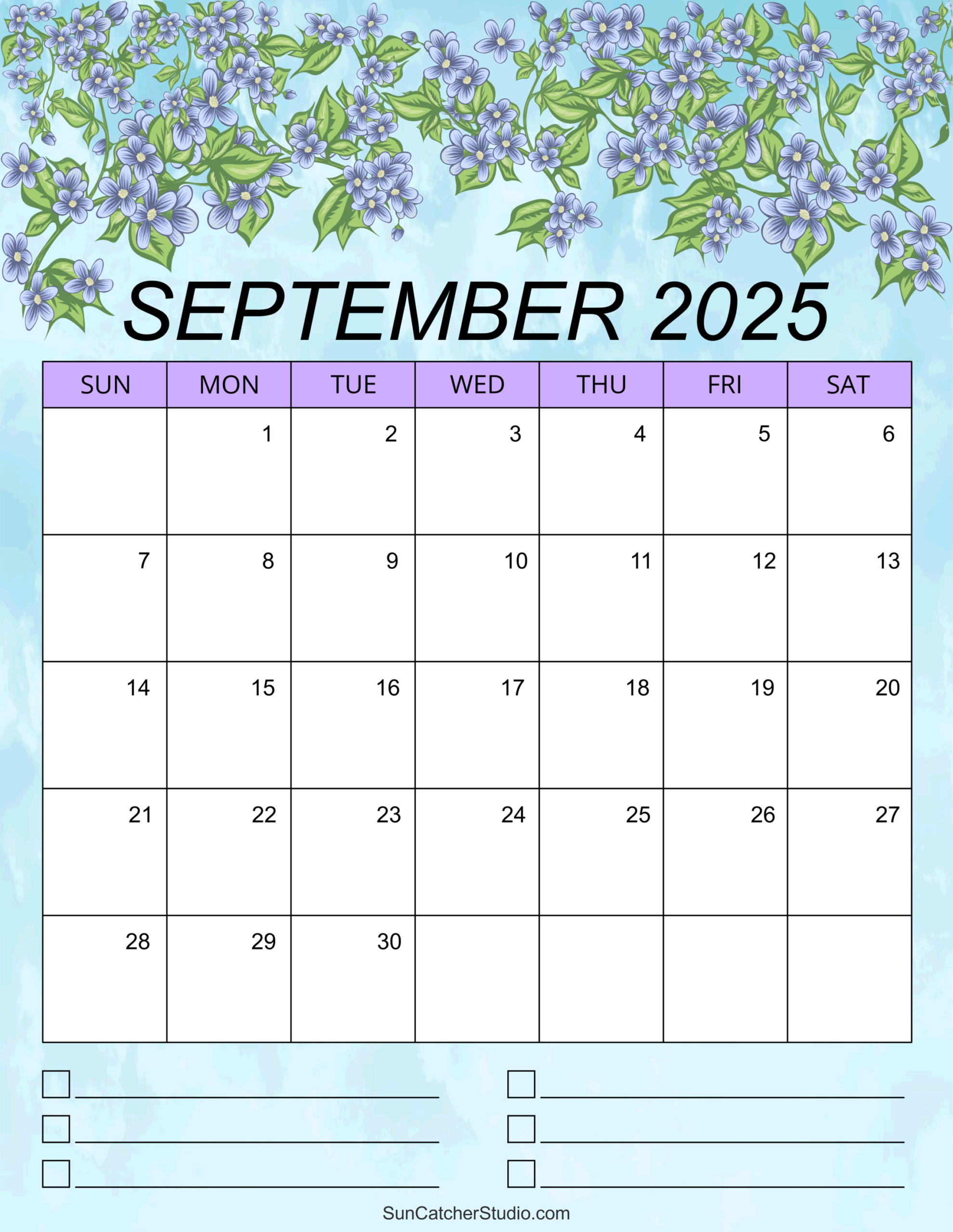 September 2025 Calendar (Free Printable) – Free Printables - September 2025 Calendar Word
