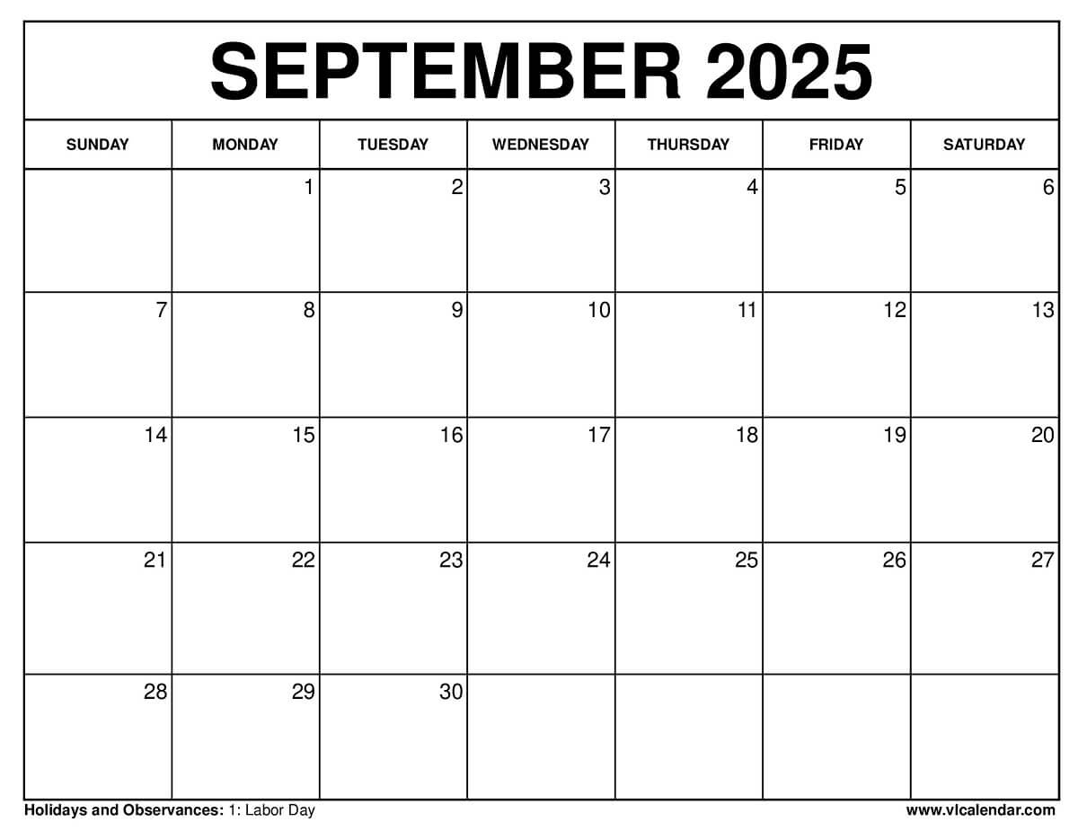 September 2025 Calendar - Free Printable Templates &amp;amp; Planning Guide - Calendar 2025 September To December For Planning
