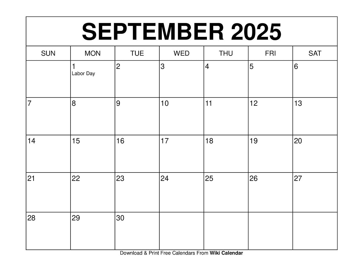 September 2025 Calendar - Printable Templates &amp;amp; More - Google Calendar September 2025