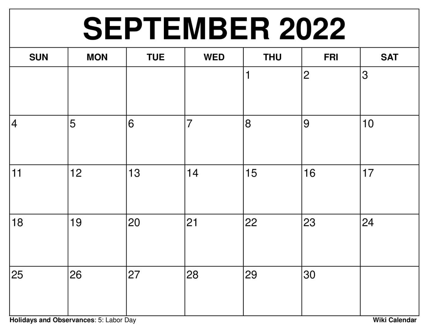 September 2025 Calendar - Printable Templates &amp;amp; More - Printable September Calender