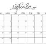 September 2025 Calendars – 107 Free Printables | Printabulls – September 2025 Calendar Printable Free Download