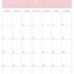 September 2025 Calendars – 23 Cute Free Printable Pdfs | Saturdaygift – September 2025 Calendar Page